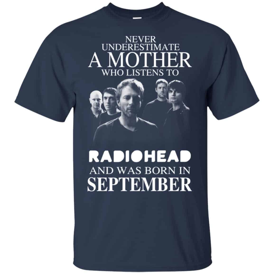 A Mother Who Listens To Radiohead And Was Born In September T-Shirts, Hoodie, Tank