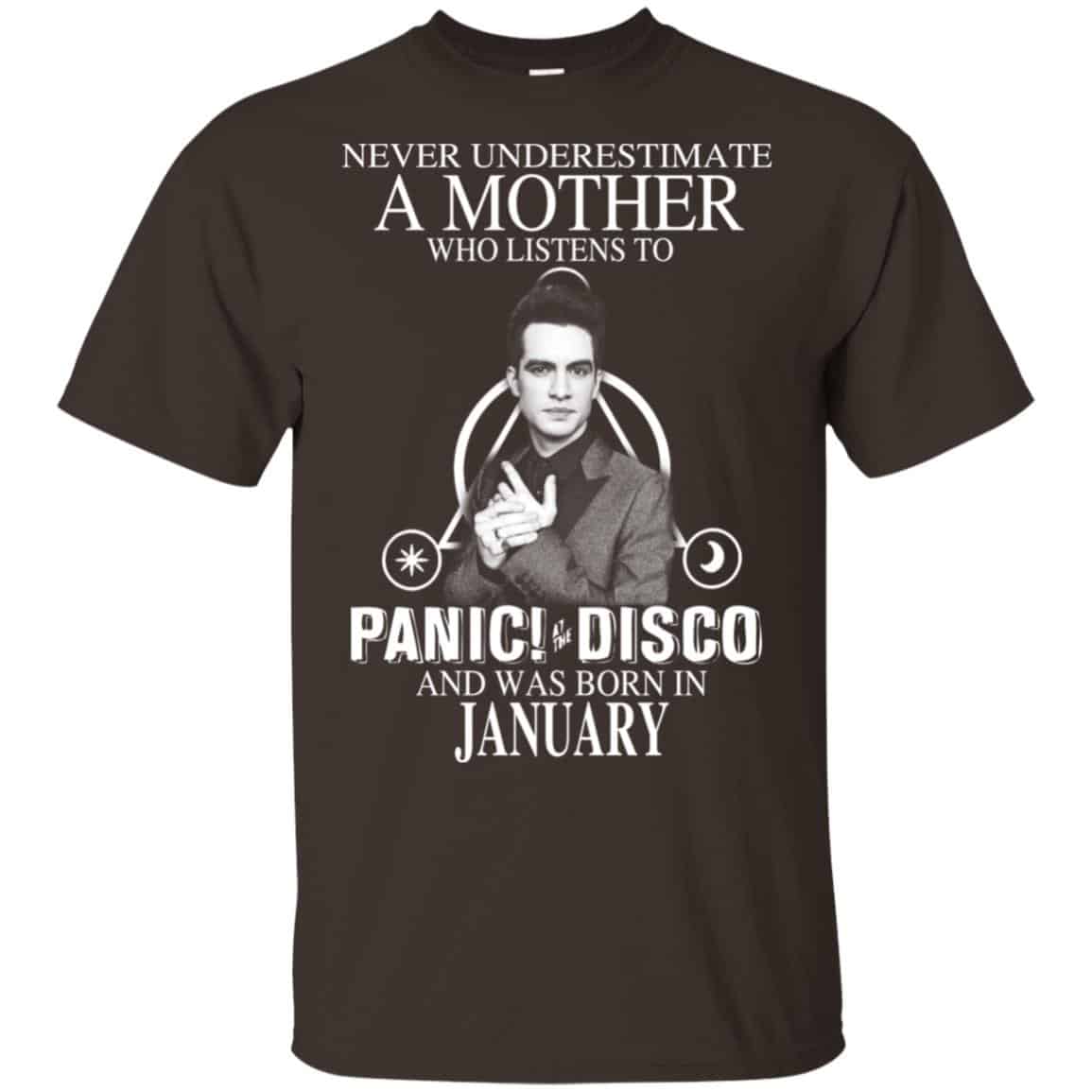 A Mother Who Listens To Panic at the Disco And Was Born In January T-Shirts, Hoodie, Tank