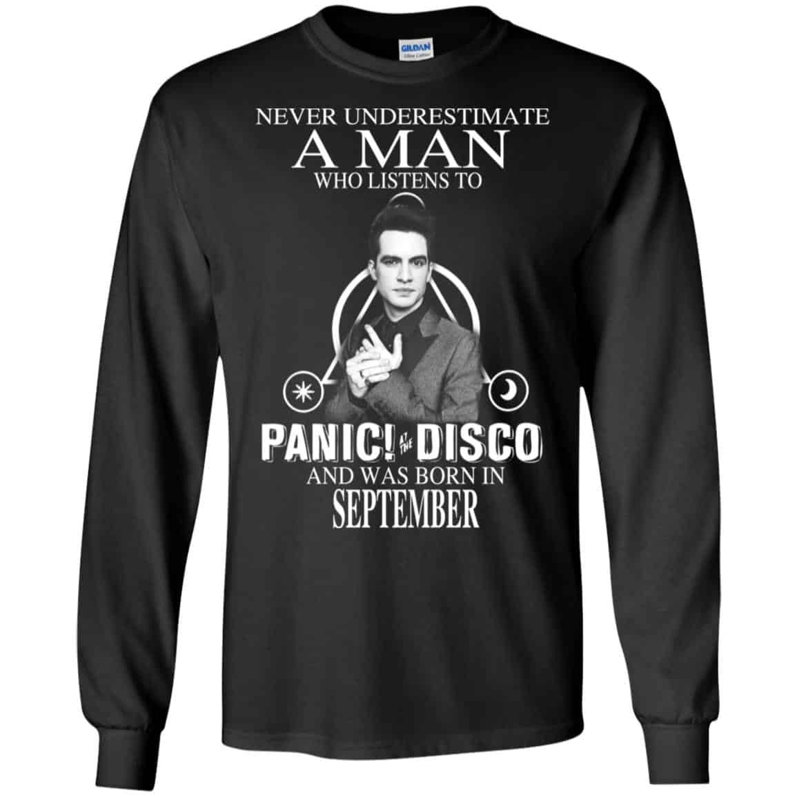 A Man Who Listens To Panic at the Disco And Was Born In September T-Shirts, Hoodie, Tank