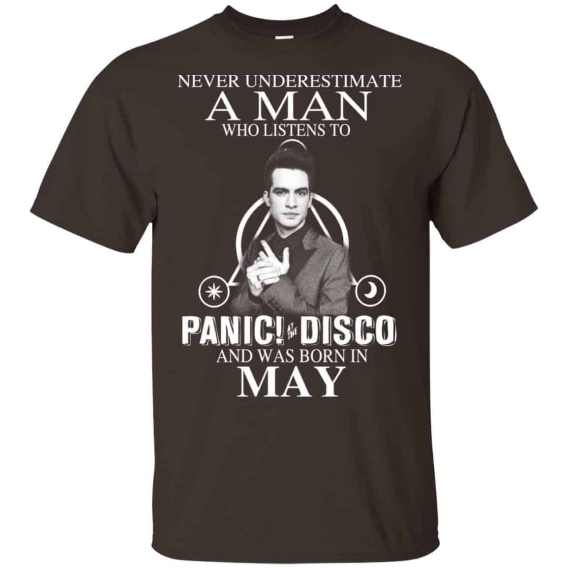 A Man Who Listens To Panic at the Disco And Was Born In May T-Shirts, Hoodie, Tank