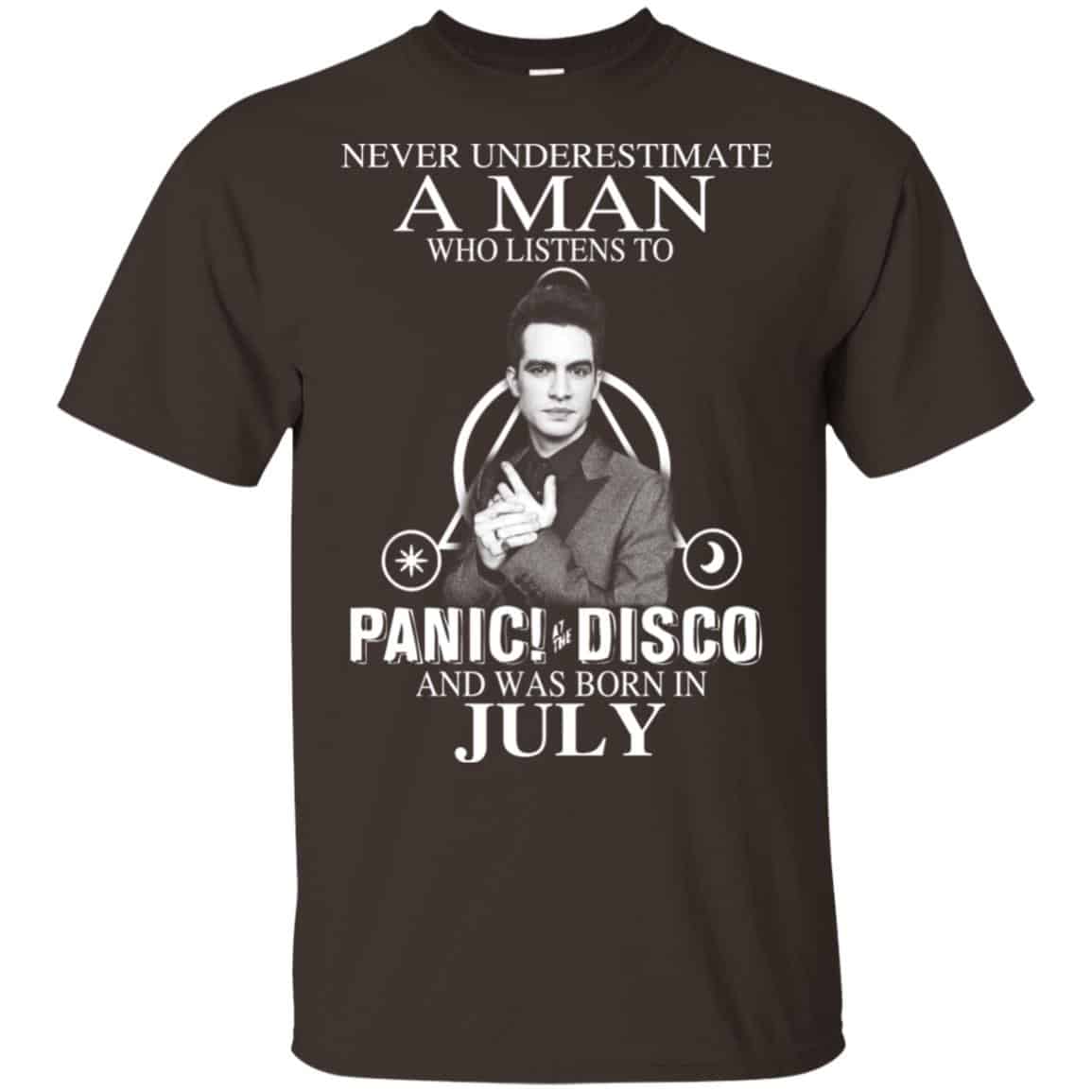 A Man Who Listens To Panic at the Disco And Was Born In July T-Shirts, Hoodie, Tank