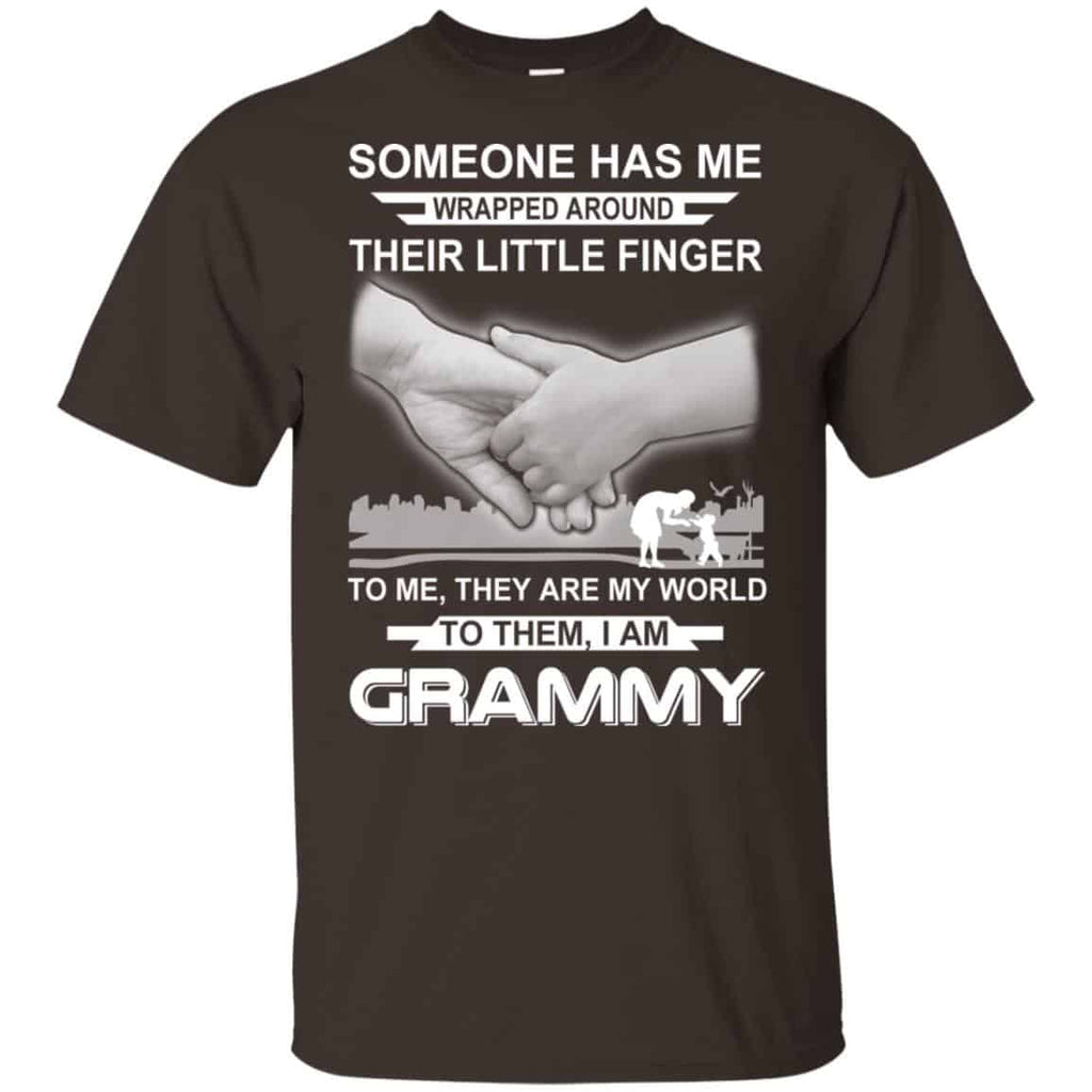 Someone Has Me Wrapped Around Their Little Finger To Me, I Am Grammy T-Shirts, Hoodie, Tank