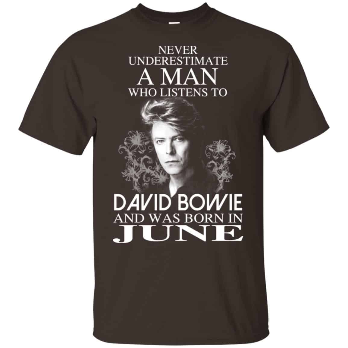 A Man Who Listens To David Bowie And Was Born In June T-Shirts, Hoodie, Tank