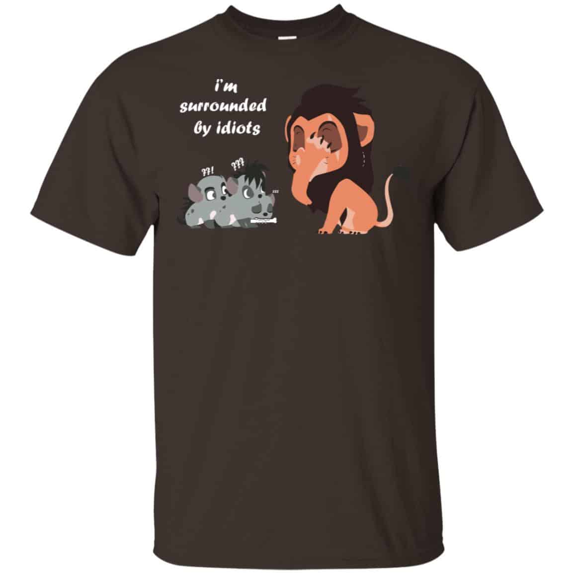 I’m Surrounded By idiots Lion King Shirt, Hoodie, Tank