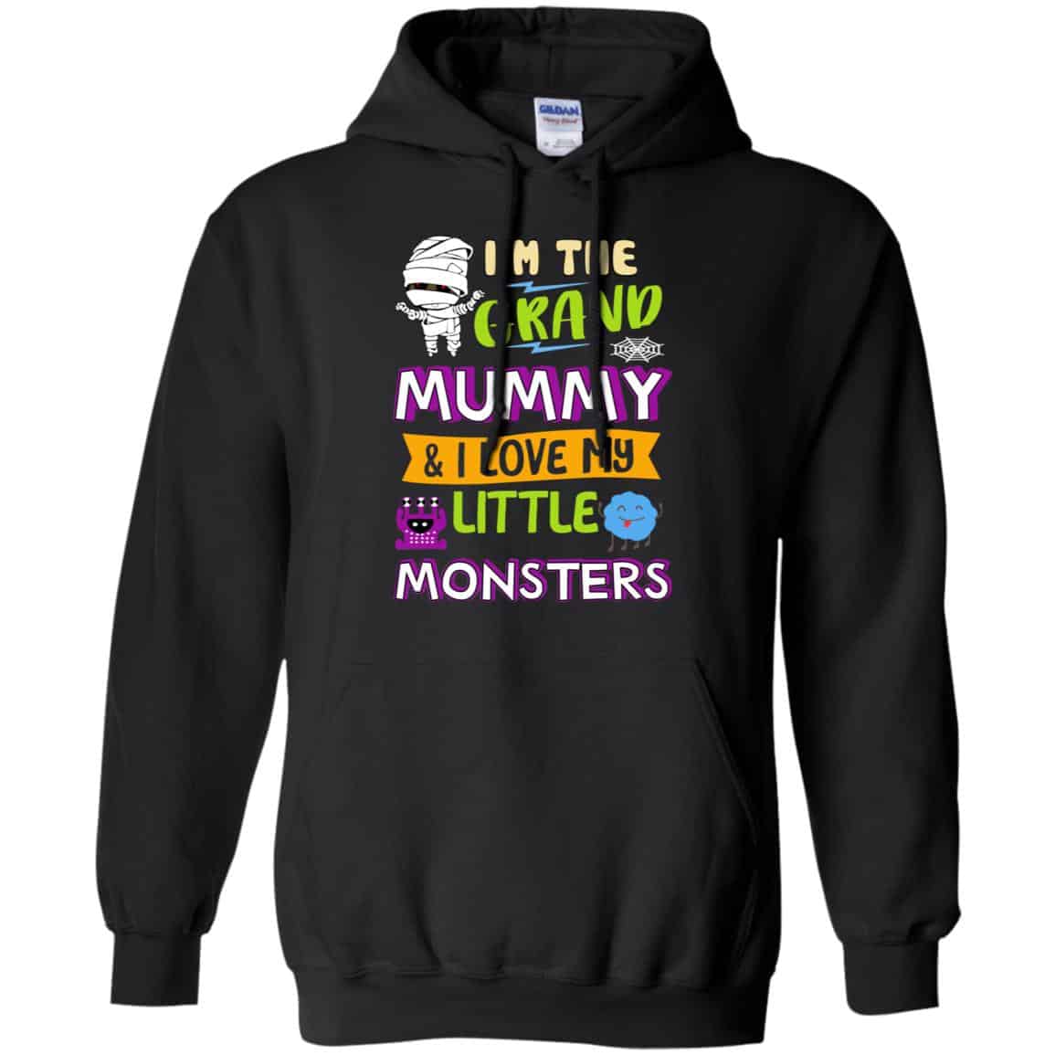 I’m The Grand Mummy & I Love My Little Monsters Shirt, Hoodie, Tank