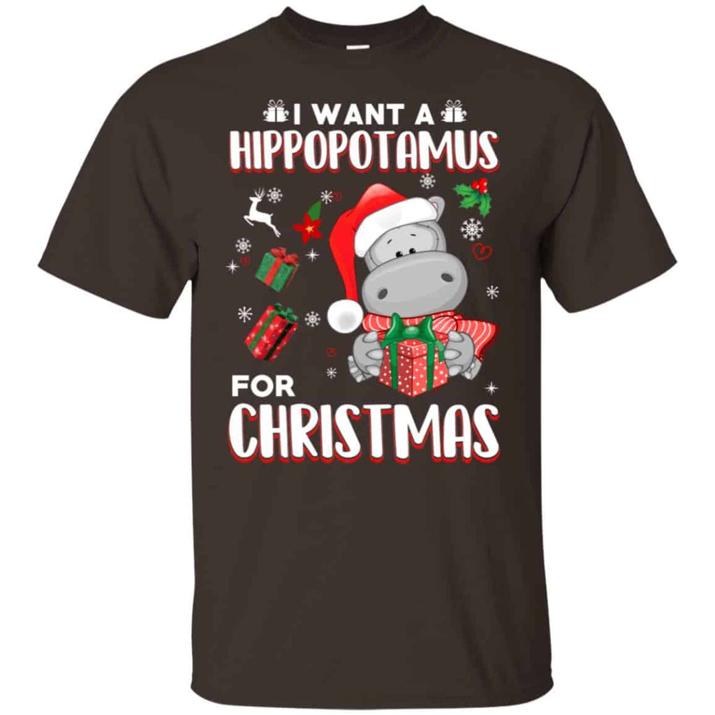 I Want A Hippopotamus For Christmas T-Shirts, Hoodie, Tank