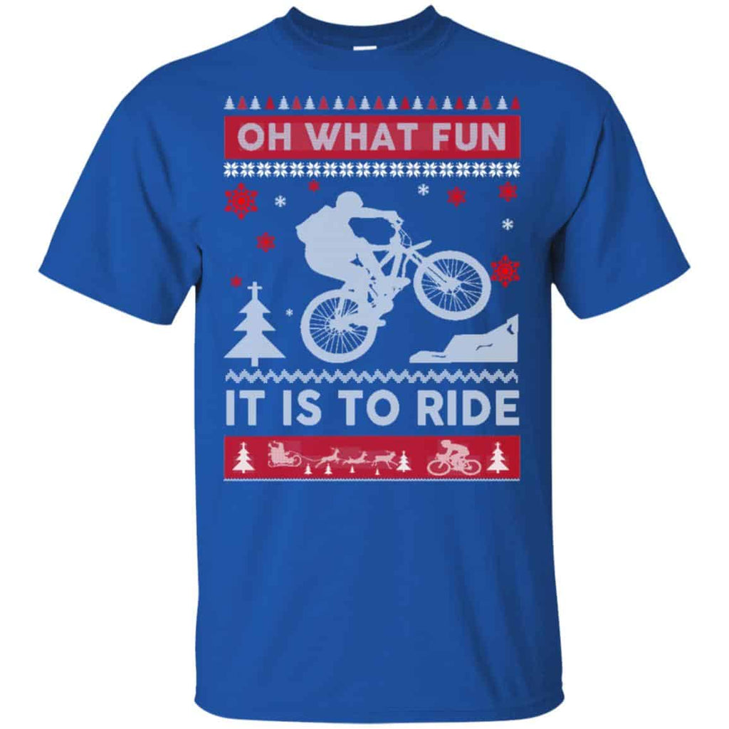 Bicycle Sweater Christmas Oh What Fun It Is To Ride T-Shirts, Hoodie, Sweater