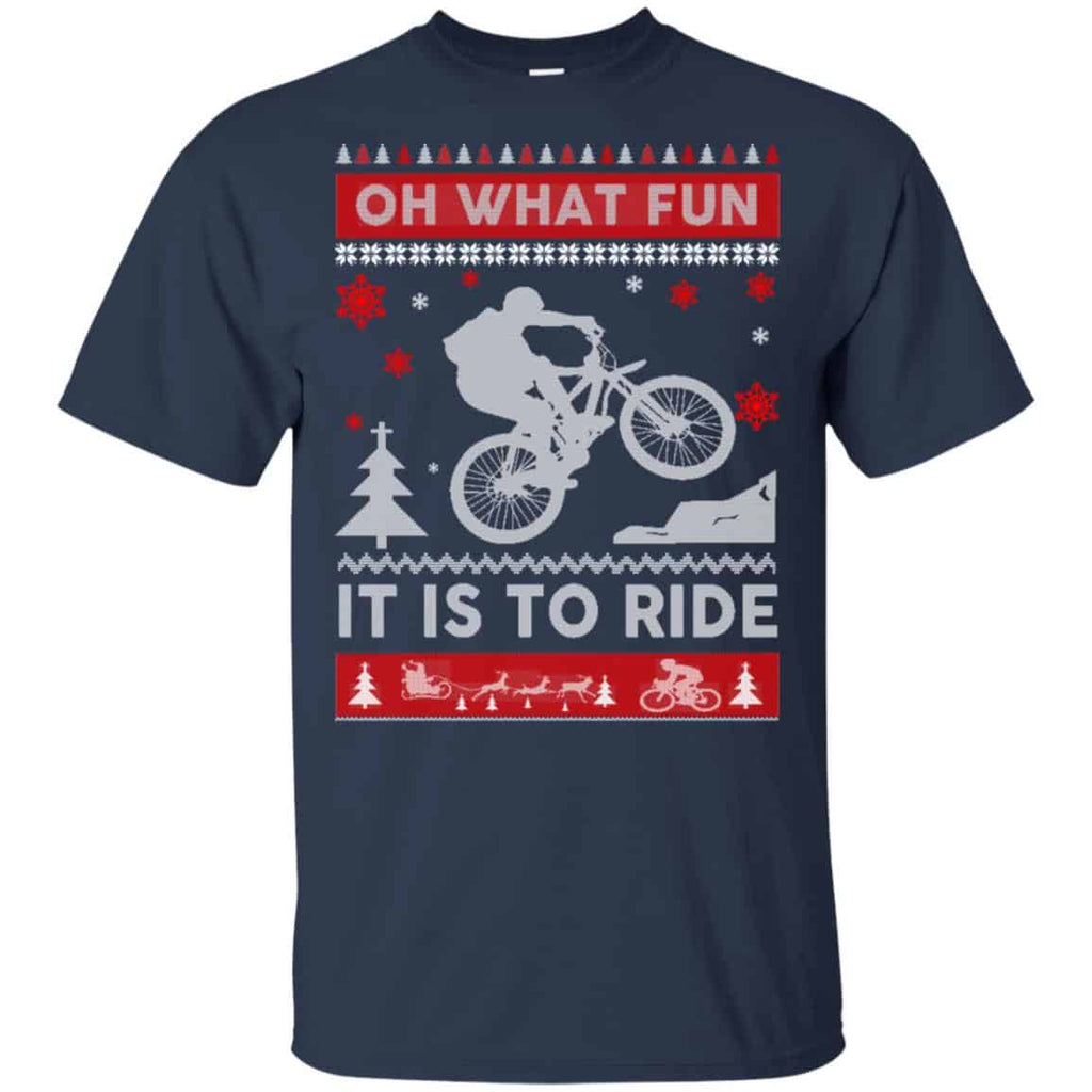 Bicycle Sweater Christmas Oh What Fun It Is To Ride T-Shirts, Hoodie, Sweater