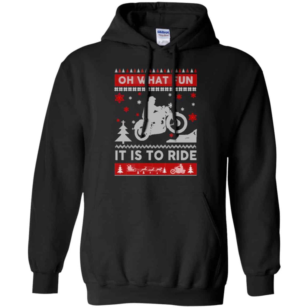 Motorcycle Sweater Christmas Oh What Fun It Is To Ride T-Shirts, Hoodie, Sweater