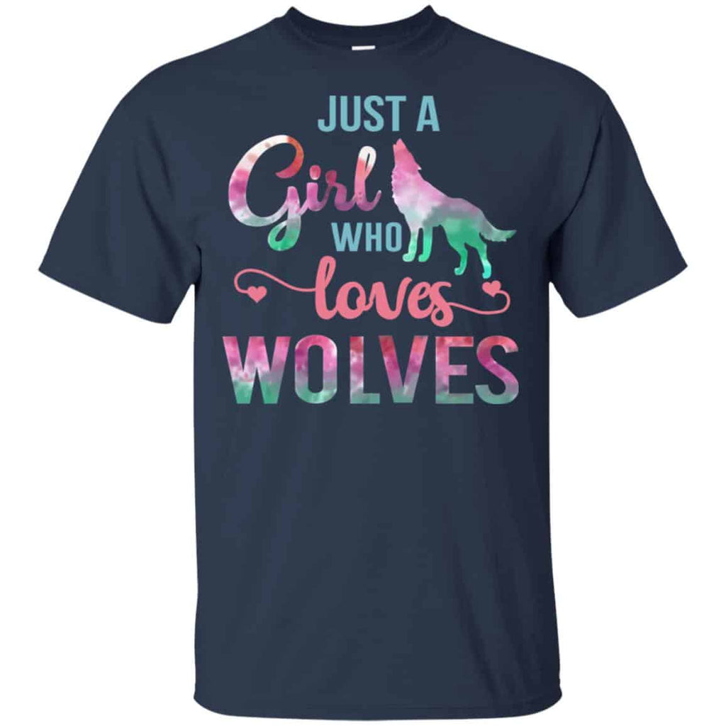 Just A Girl Who Loves Wolves Shirt, Hoodie, Tank