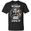 Never Underestimate A Woman Who Loves Criminal Minds And Was Born In July T-Shirts, Hoodie, Tank