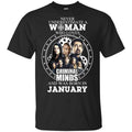 Never Underestimate A Woman Who Loves Criminal Minds And Was Born In January T-Shirts, Hoodie, Tank