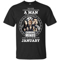 A Man Who Loves Criminal Minds And Was Born In January T-Shirts, Hoodie, Tank