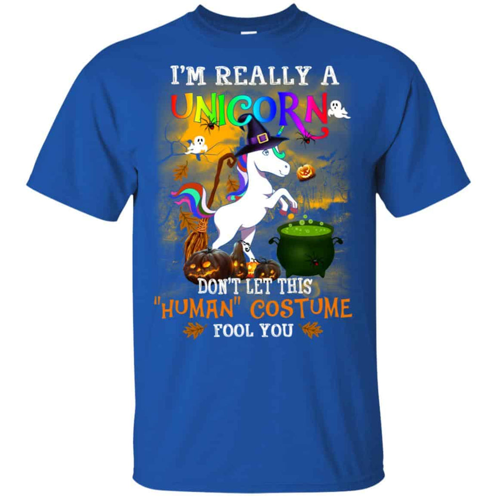 Unicorn: I’m Really A Unicorn Don’t Let This Human Costume Fool You T-Shirts, Hoodie, Tank