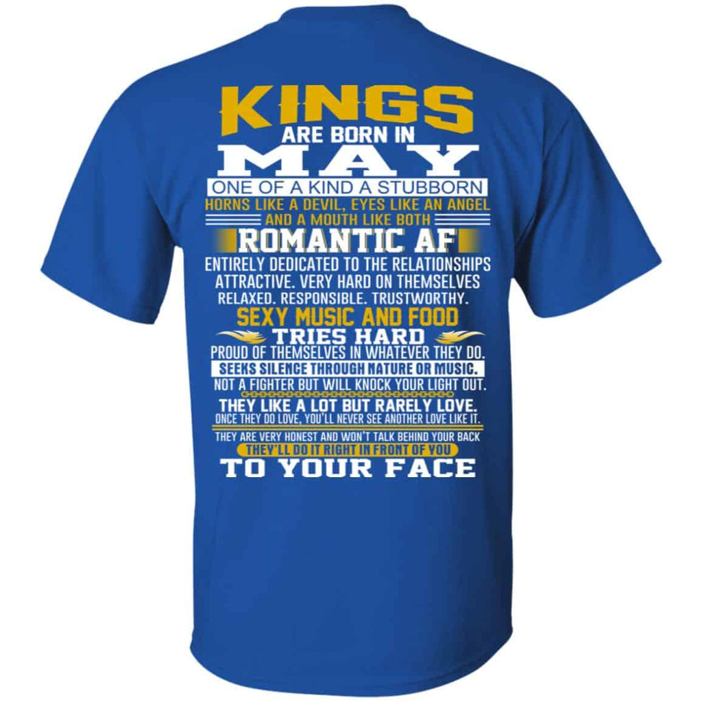 Kings Are Born In May One Of A Kind A Stubborn T-Shirts, Hoodie, Tank