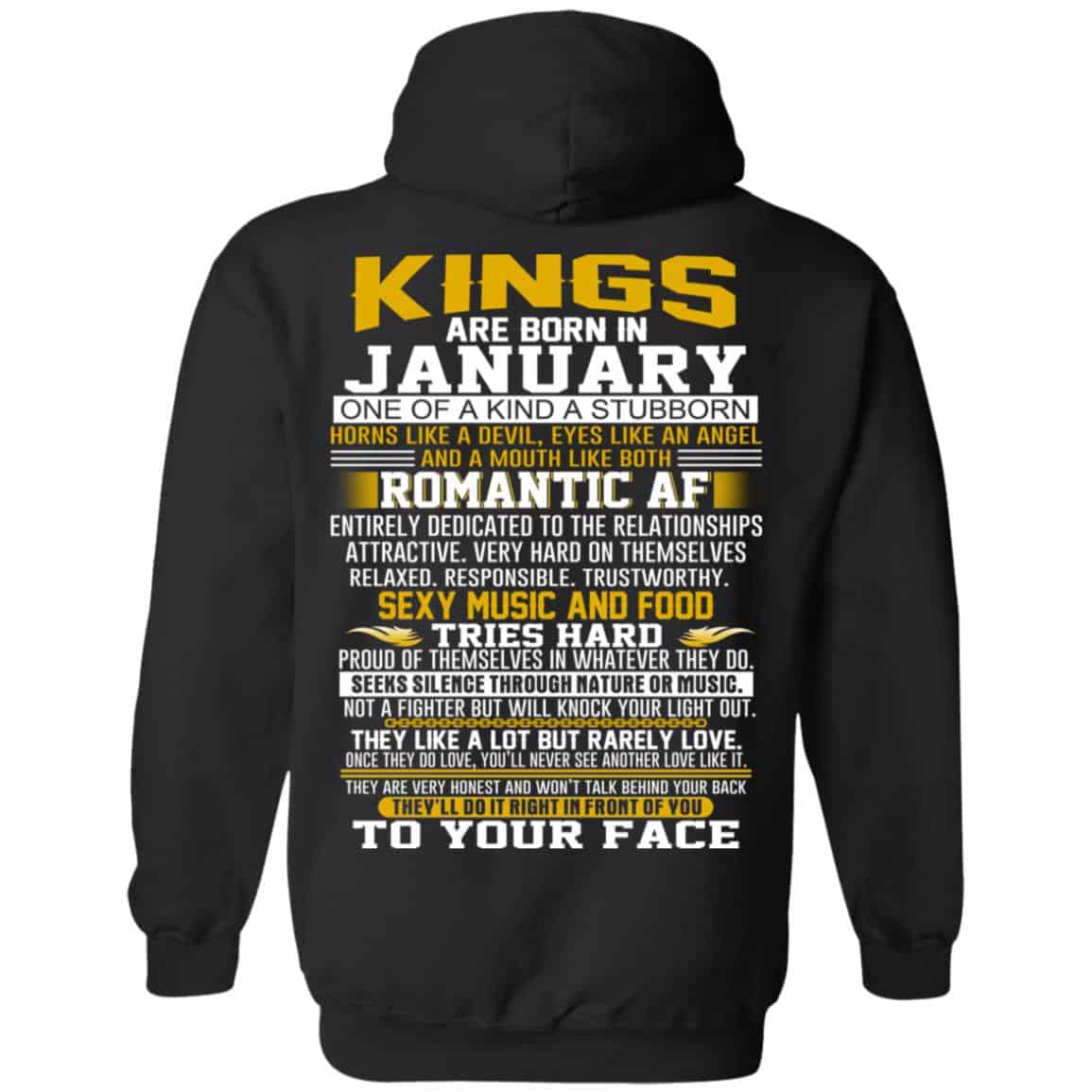 Kings Are Born In January One Of A Kind A Stubborn T-Shirts, Hoodie, Tank