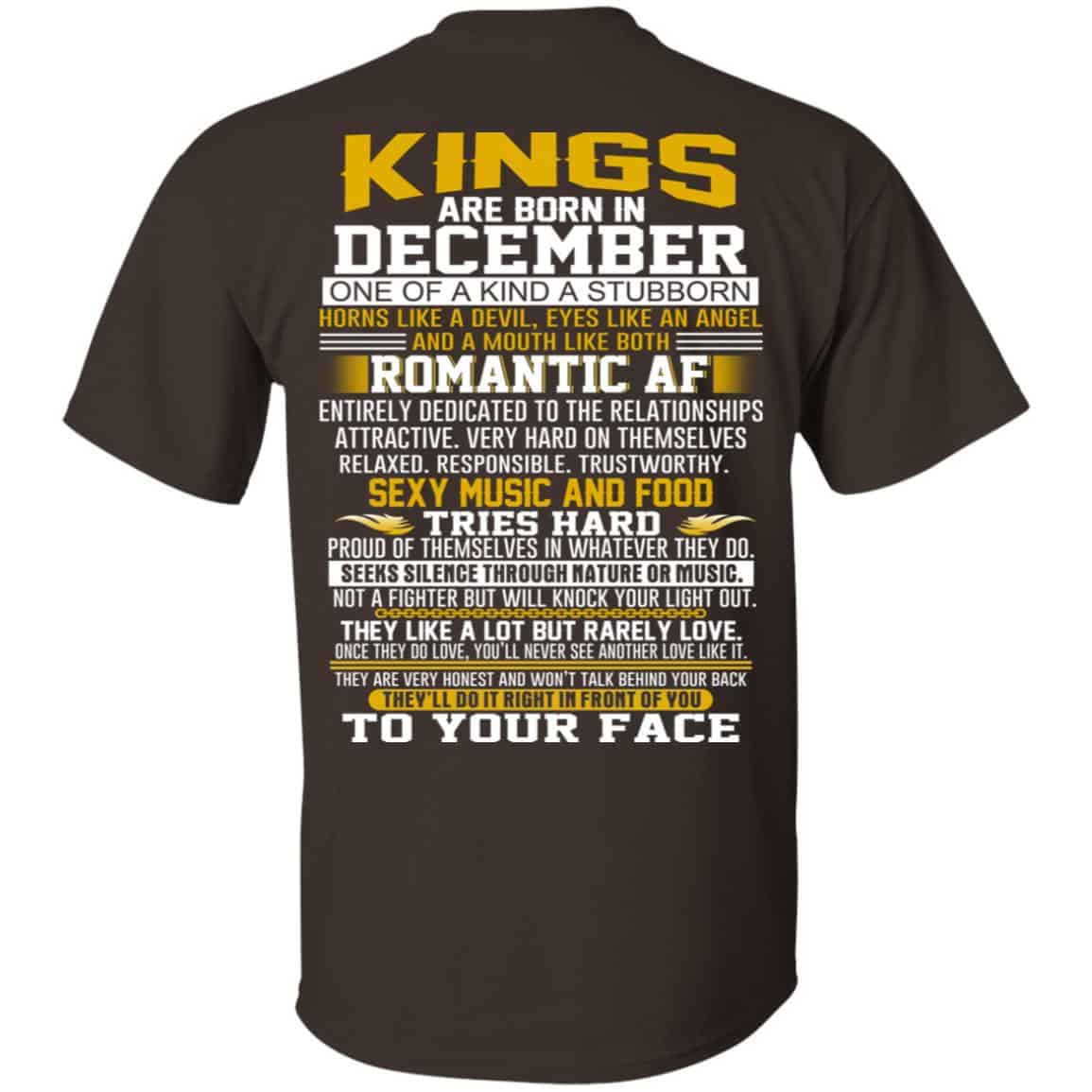 Kings Are Born In December One Of A Kind A Stubborn T-Shirts, Hoodie, Tank