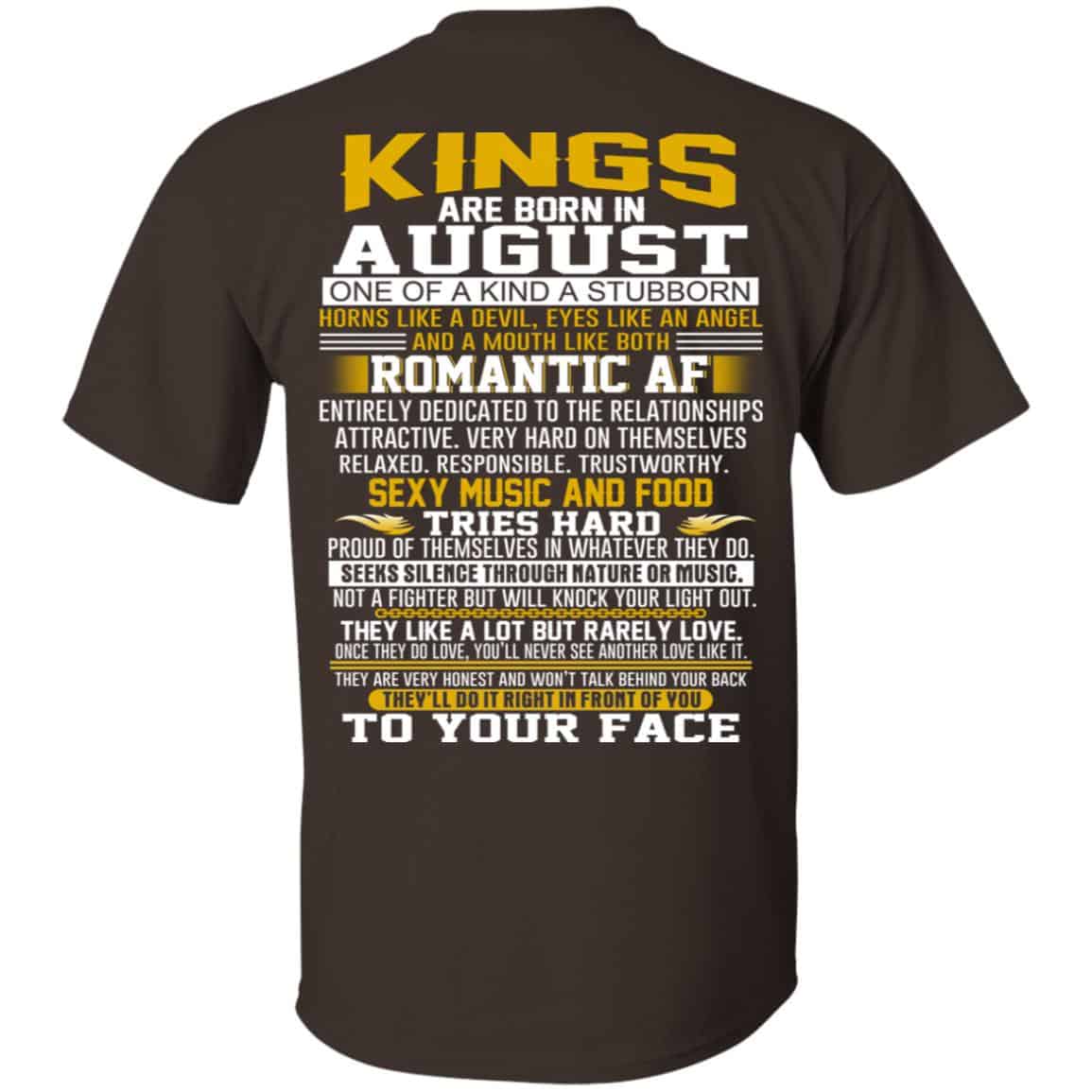 Kings Are Born In August One Of A Kind A Stubborn T-Shirts, Hoodie, Tank
