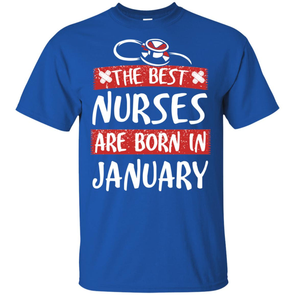 The Best Nurses Are Born In January Birthday T-Shirts, Hoodie, Tank