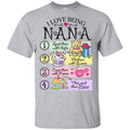I Love Being Nana Spoil Them With Gifts Fill Them With Sweets T-Shirts, Hoodie, Tank