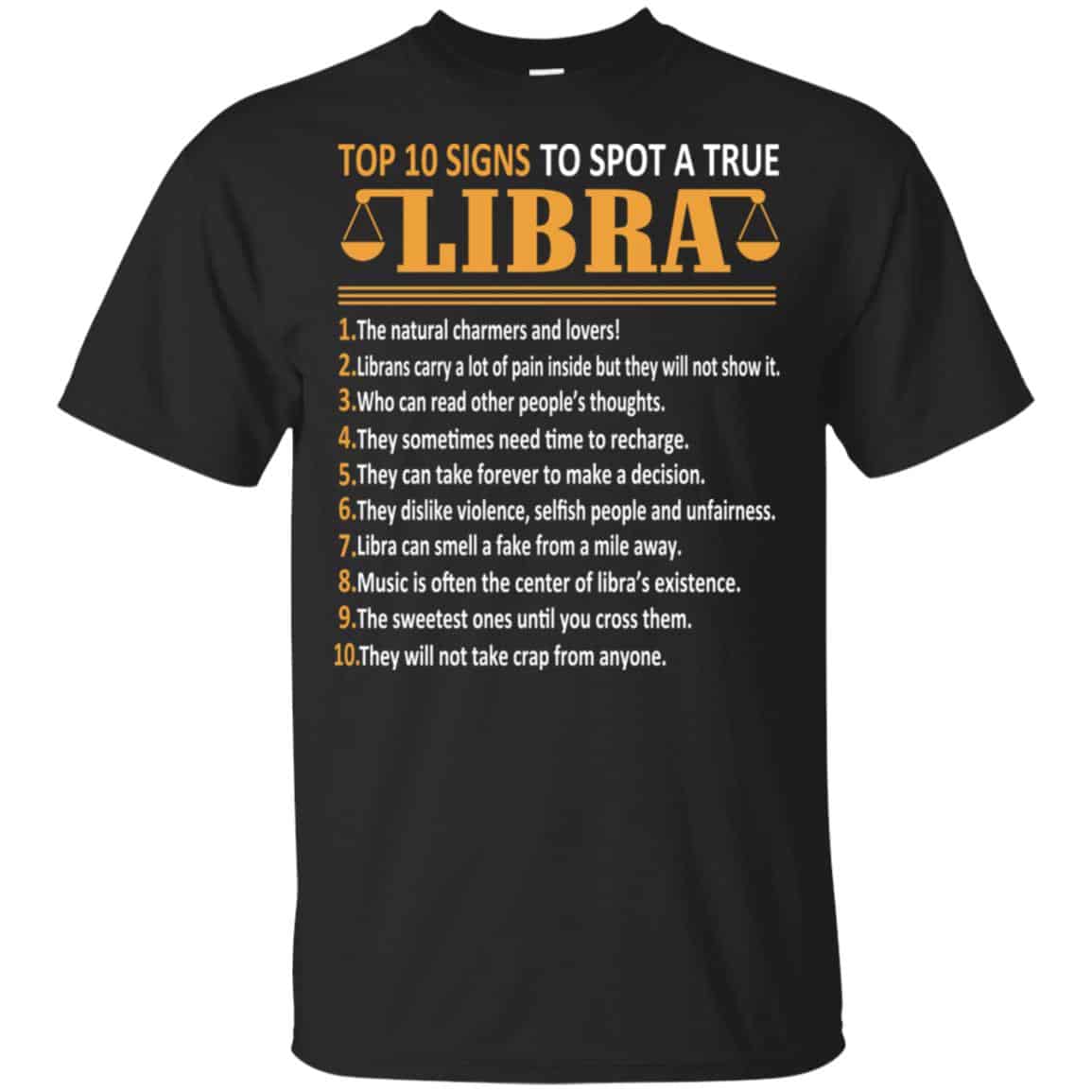 10 Signs To Spot A True Libra Shirt, Hoodie, Tank