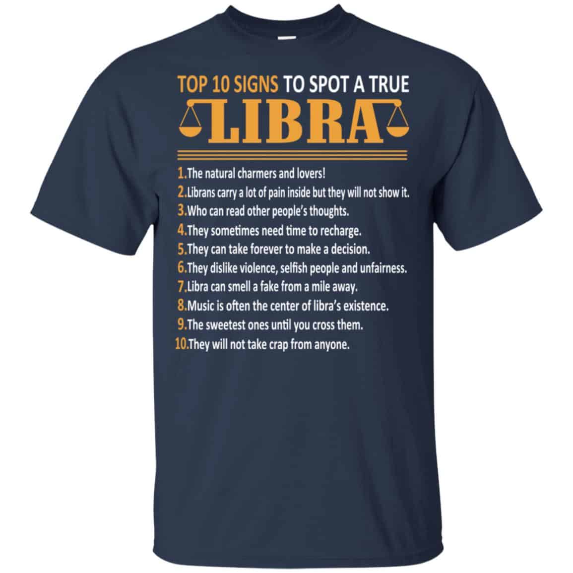 10 Signs To Spot A True Libra Shirt, Hoodie, Tank