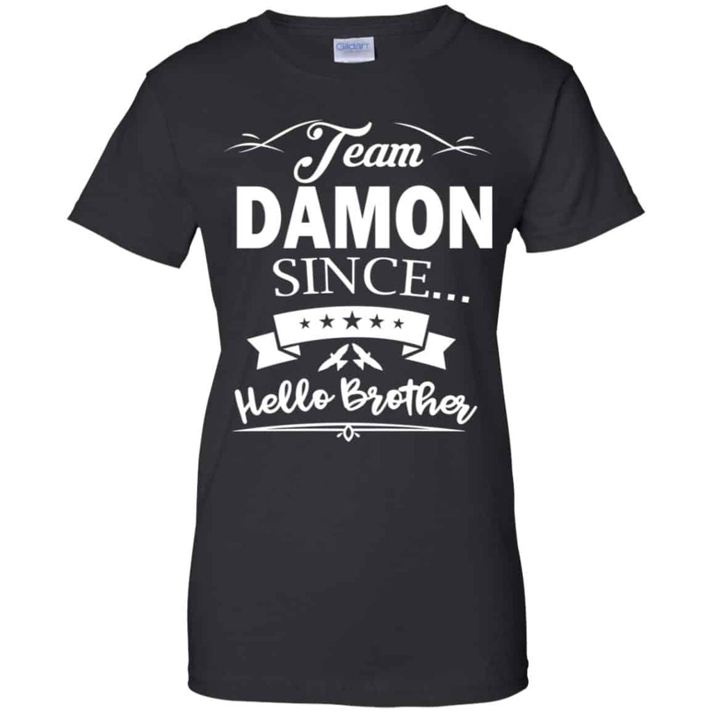 Damon Salvatore: Team Damon Since Hello Brother T-Shirts, Hoodie, Tank