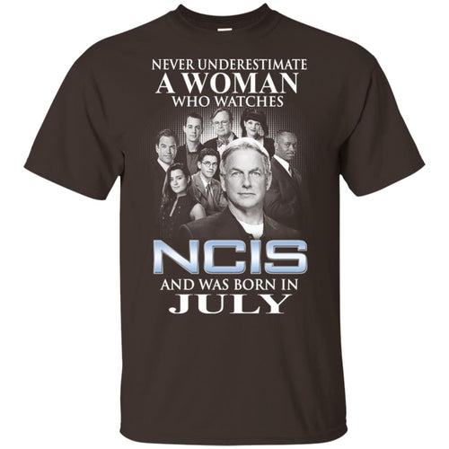 A Woman Who Watches NCIS And Was Born In July T-Shirts, Hoodie, Tank