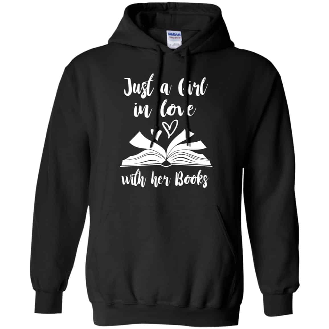 Just A Girl In Love With Her Books T-Shirts, Hoodie, Tank