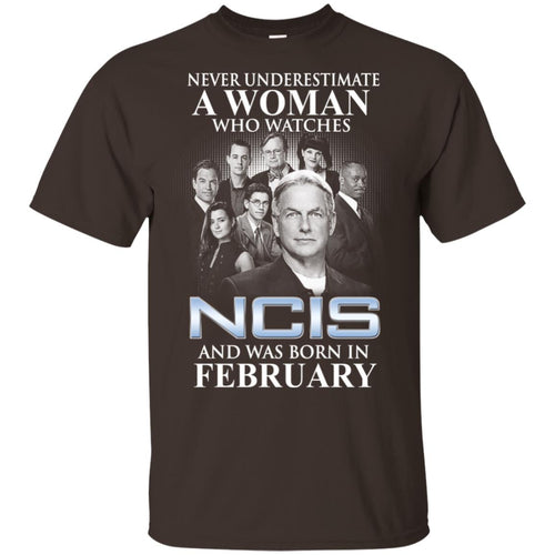 A Woman Who Watches NCIS And Was Born In February T-Shirts, Hoodie, Tank