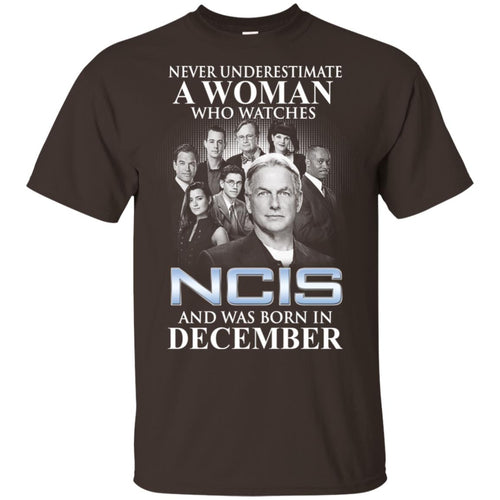 A Woman Who Watches NCIS And Was Born In December T-Shirts, Hoodie, Tank