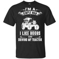 I’m A Simple Man I Like Boobs And Driving My Tractor Shirt, Hoodie, Tank