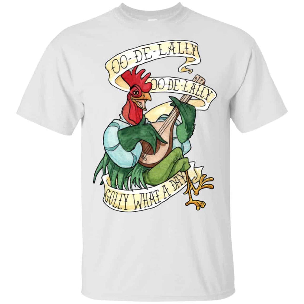 Alan-A-Dale Rooster OO-De-Lally Golly What A Day Roster Bard T-Shirts, Hoodie, Tank