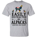 Easily Distracted By Alpacas Especially When Drunk T-Shirts, Hoodie, Tank