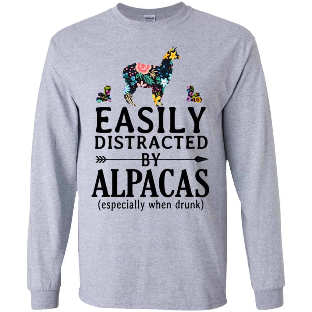 Easily Distracted By Alpacas Especially When Drunk T-Shirts, Hoodie, Tank