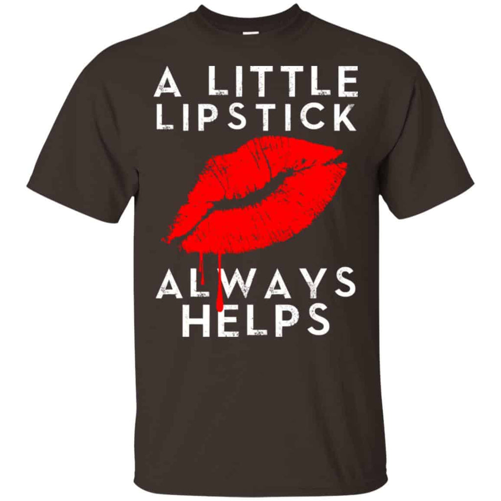 A Little Lipstick Always Helps Shirt, Hoodie, Tank