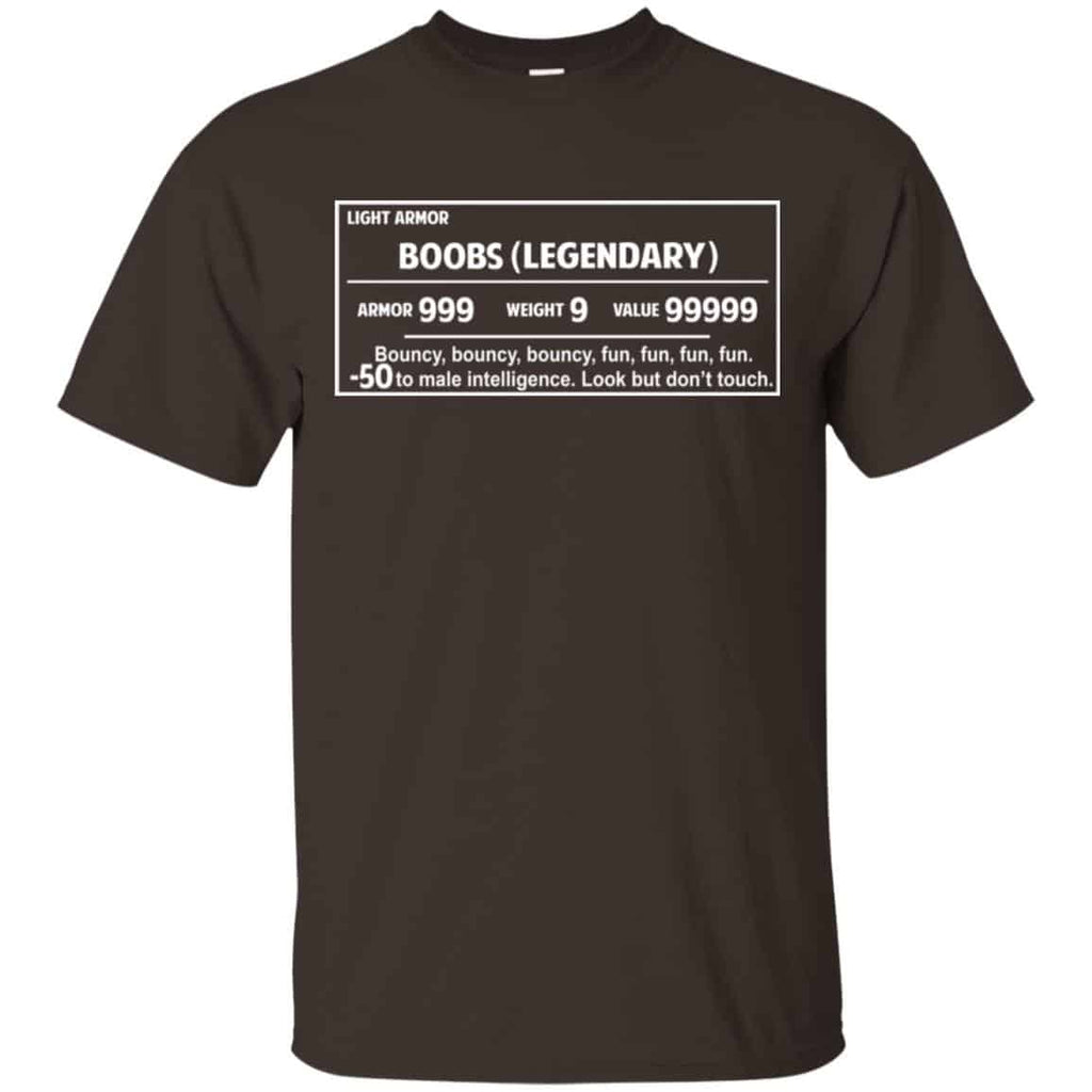 Light Armor – Boobs Legendary Armor 999 Weight 9 Value 99999 T-Shirts, Hoodie, Tank