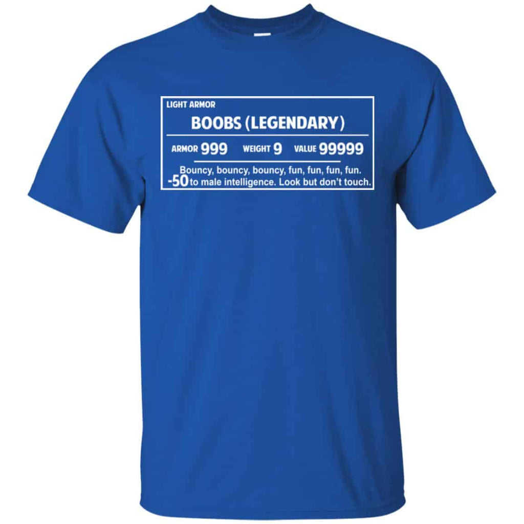 Light Armor – Boobs Legendary Armor 999 Weight 9 Value 99999 T-Shirts, Hoodie, Tank