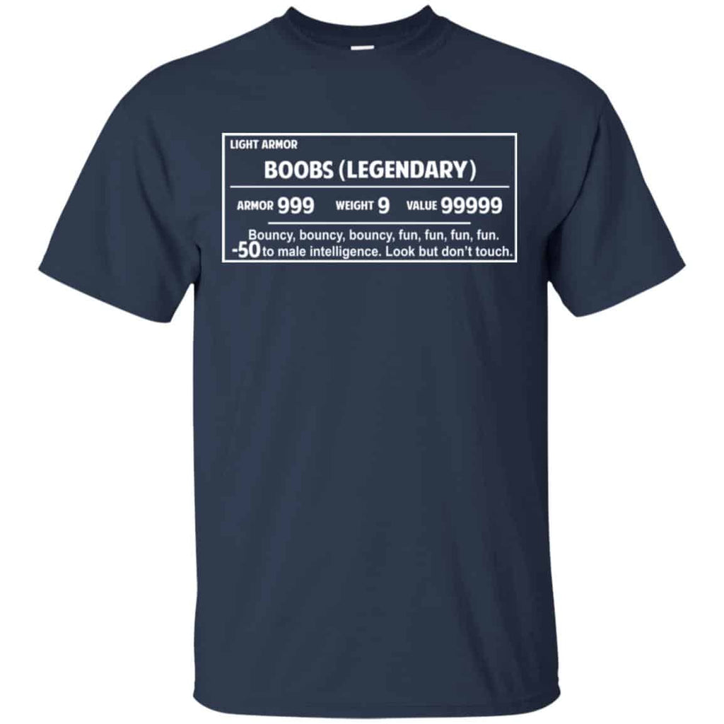 Light Armor – Boobs Legendary Armor 999 Weight 9 Value 99999 T-Shirts, Hoodie, Tank