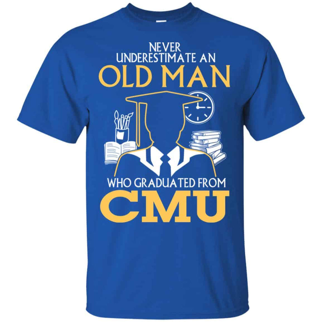 Never Underestimate An Old Man Who Graduated From CMU T-Shirts, Hoodie, Tank