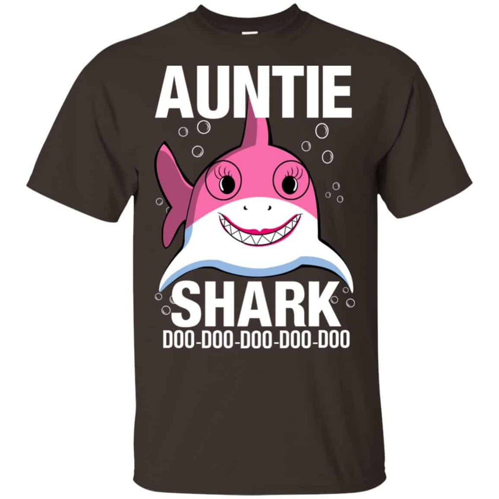 Auntie Shark Doo Doo Doo Doo Doo T-Shirts, Hoodie, Tank