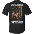 Knight Templar: The Devil Whispers You Can’t Withstand The Storm The Warrior Replied I Am The Storm T-Shirts, Hoodie, Tank