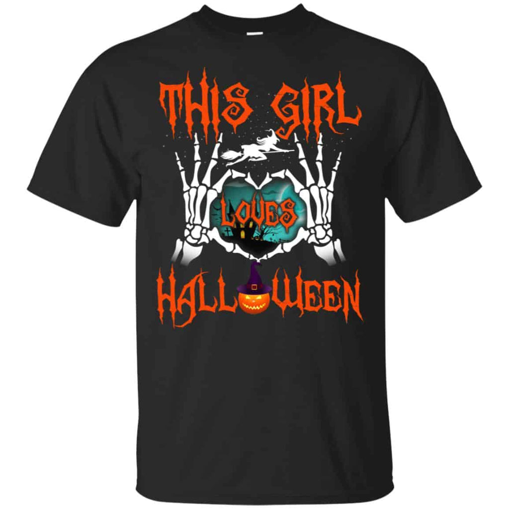 This Girl Loves Halloween Shirt, Hoodie, Tank