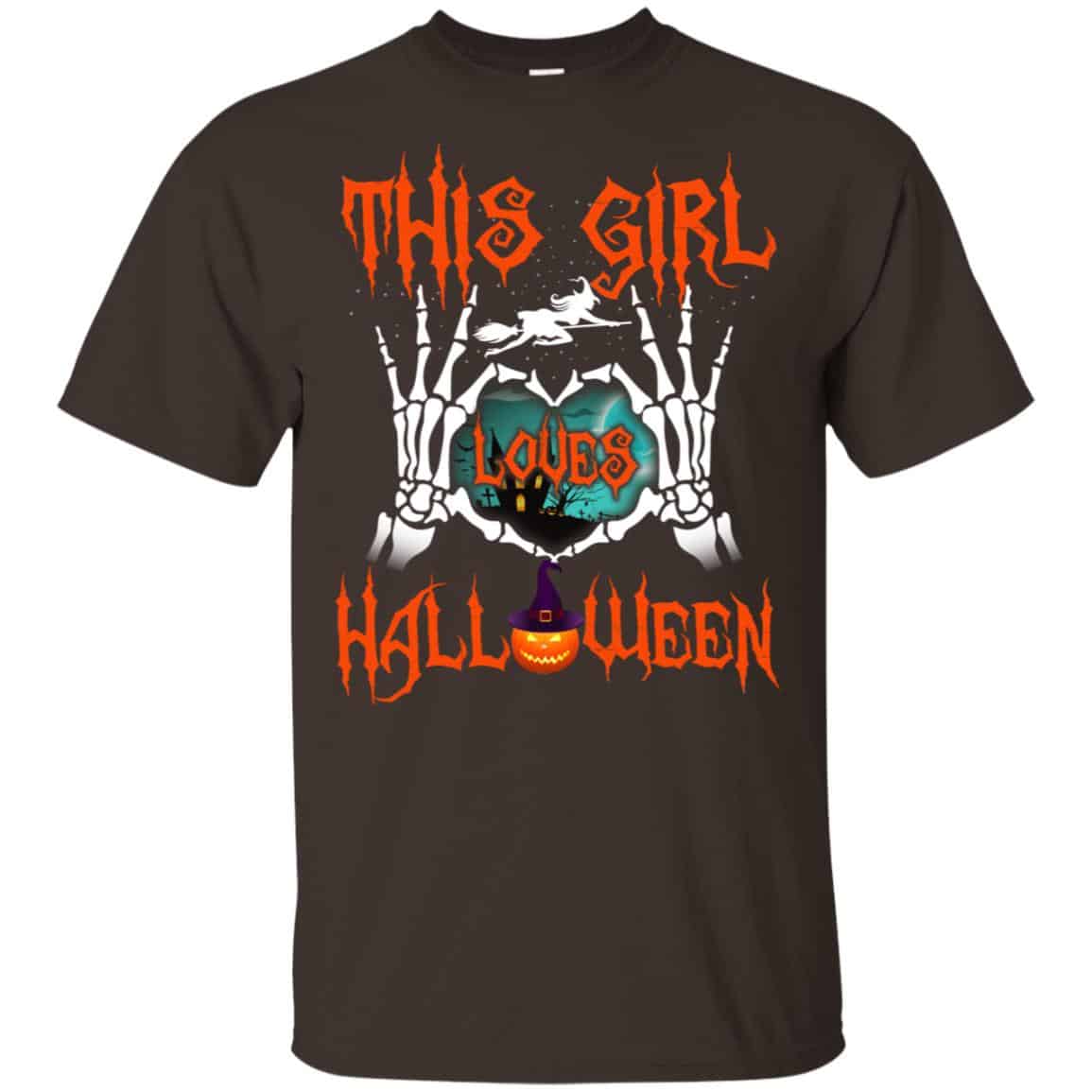 This Girl Loves Halloween Shirt, Hoodie, Tank