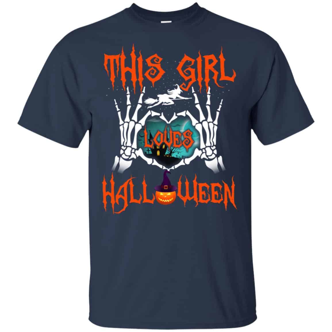 This Girl Loves Halloween Shirt, Hoodie, Tank