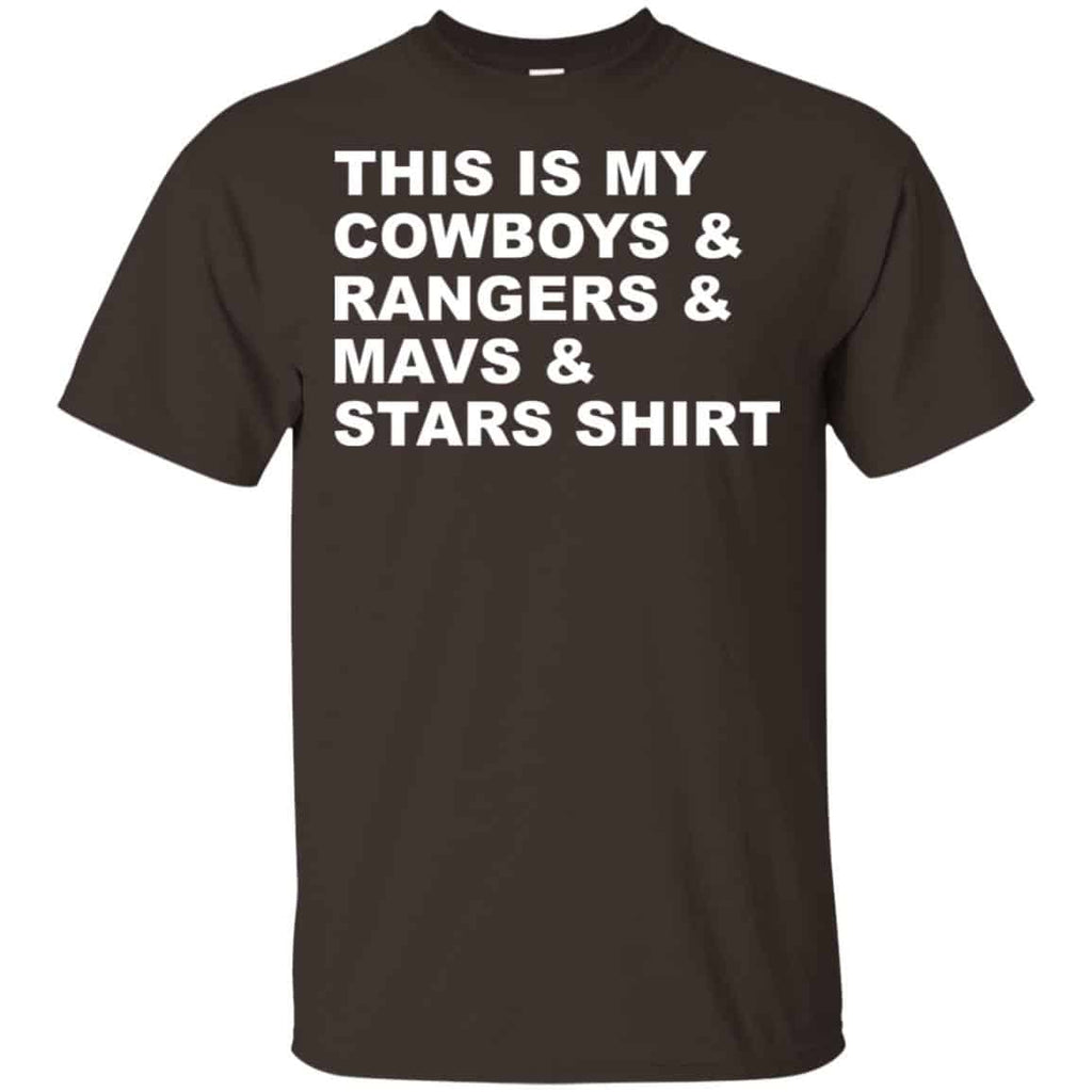 This Is My Cowboys & Rangers & Mavs & Stars Shirt T-Shirts, Hoodie, Tank