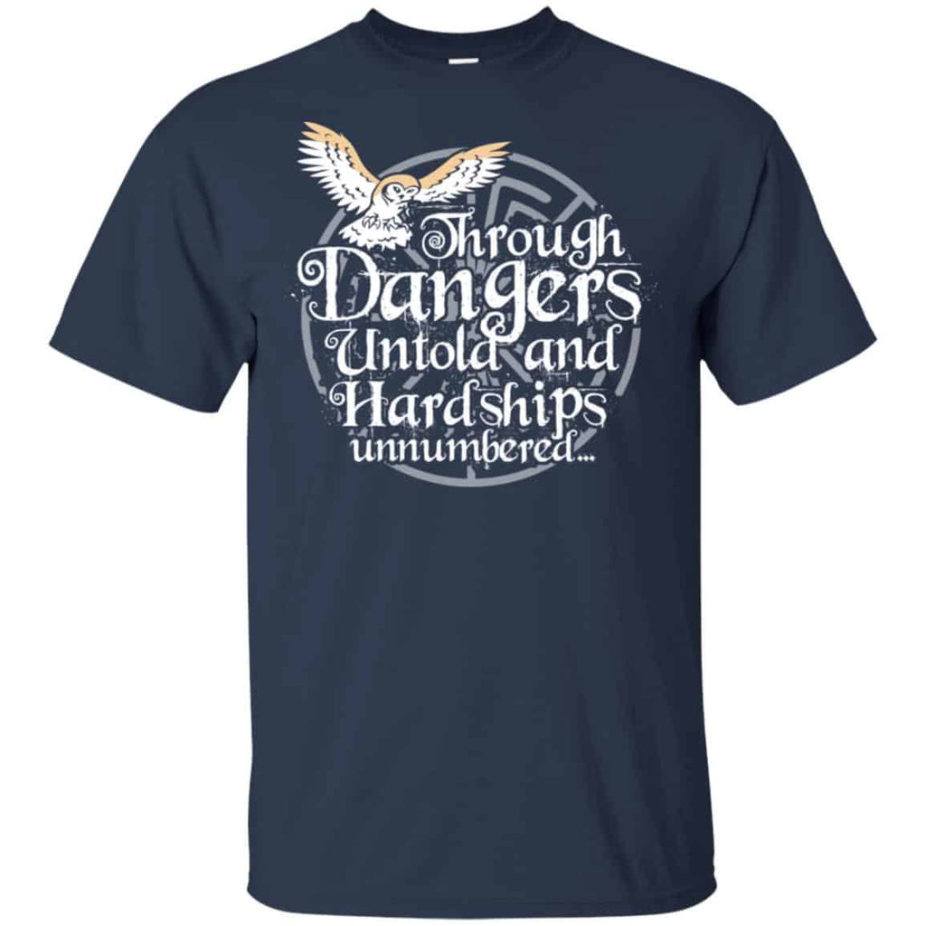 Through Dangers Untold And Hard Ships Unnumbered Shirt, Hoodie, Tank