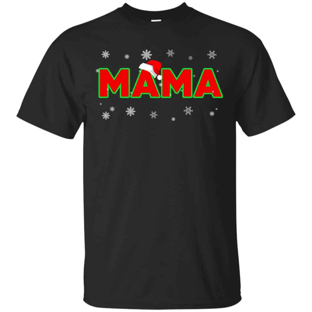 Mama Christmas Santa Ugly Sweater, T-Shirts, Hoodie