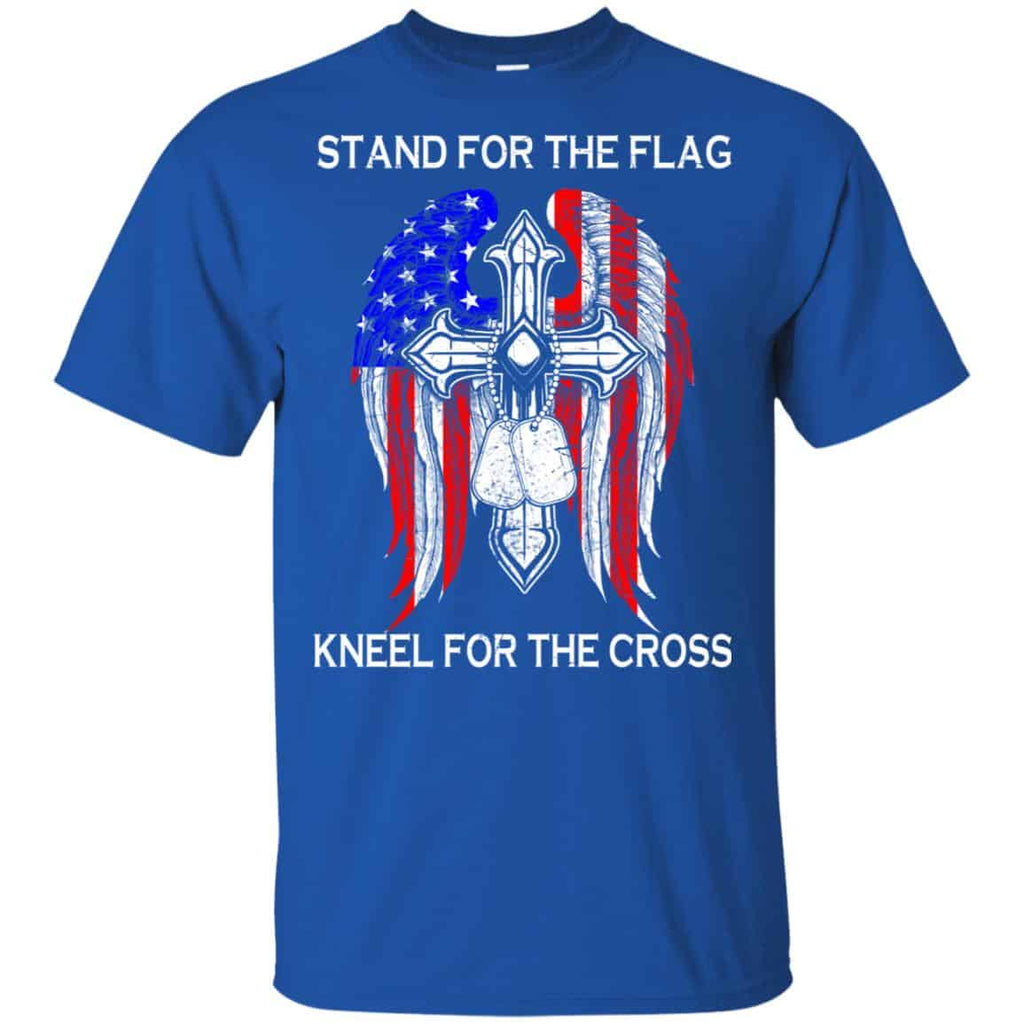 Veteran: Stand For The Flag Kneels For The Cross T-Shirts, Hoodie, Tank