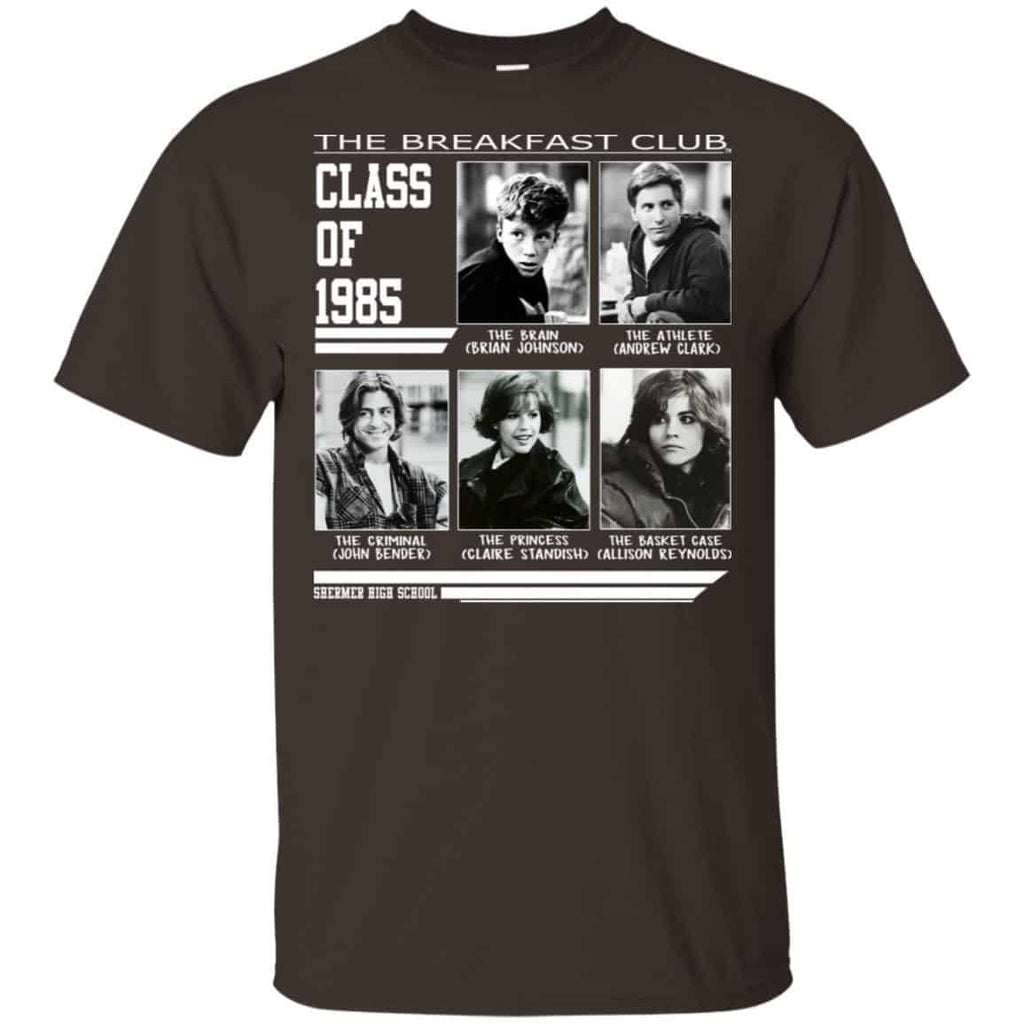 The Breakfast Club Class Of 1985 T-Shirts, Hoodie, Tank